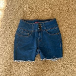 Wax jean jean shorts size 0